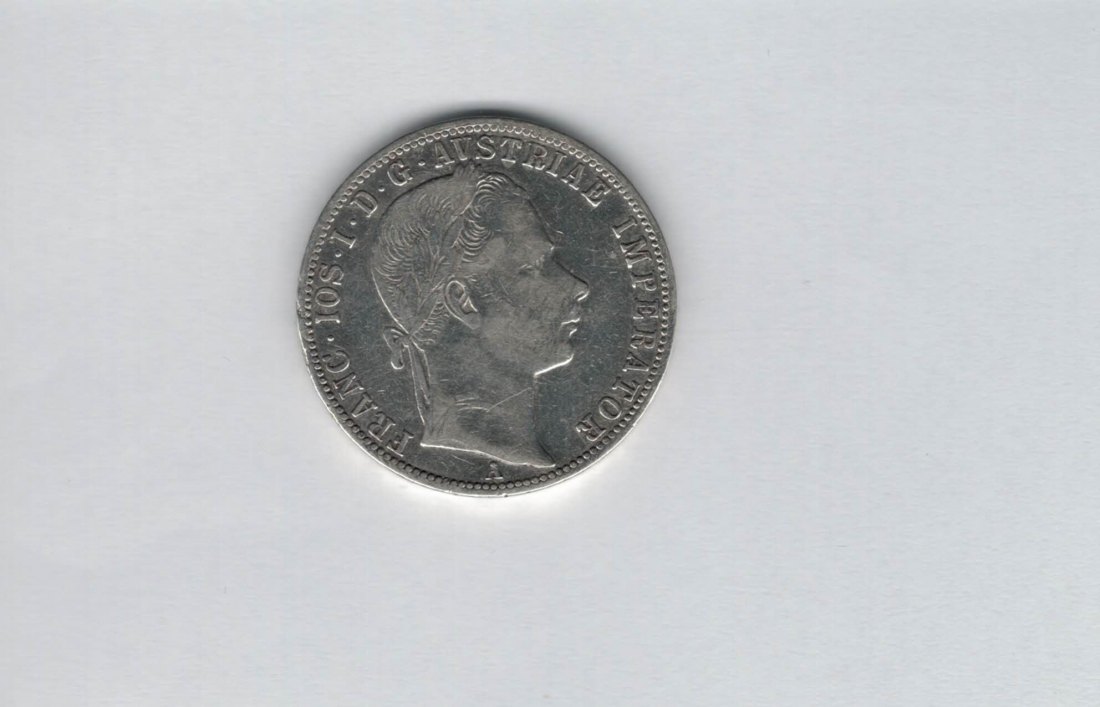  1 Gulden Florin 1863 11,11g fein silber Österreich Franz Joseph I. Spittalgold9800 (4506   