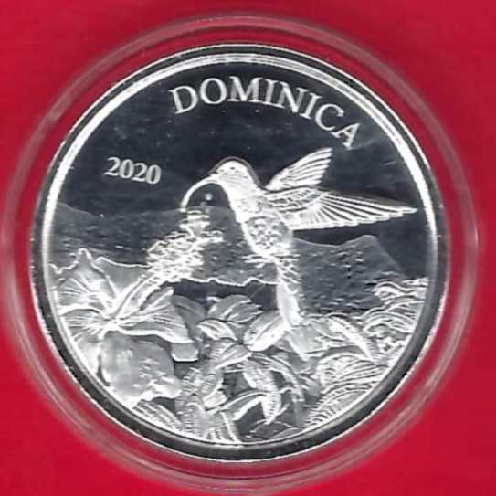  Dominica 2 Dollar Kolibri 2020 1 OZ Münzenankauf Koblenz Frank Maurer AC736   