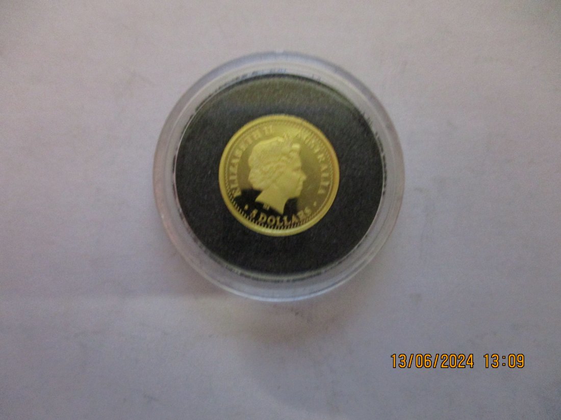  5 Dollars Australien 2007 Goldmünze 9999er Gold 1/25 Unze /H2   