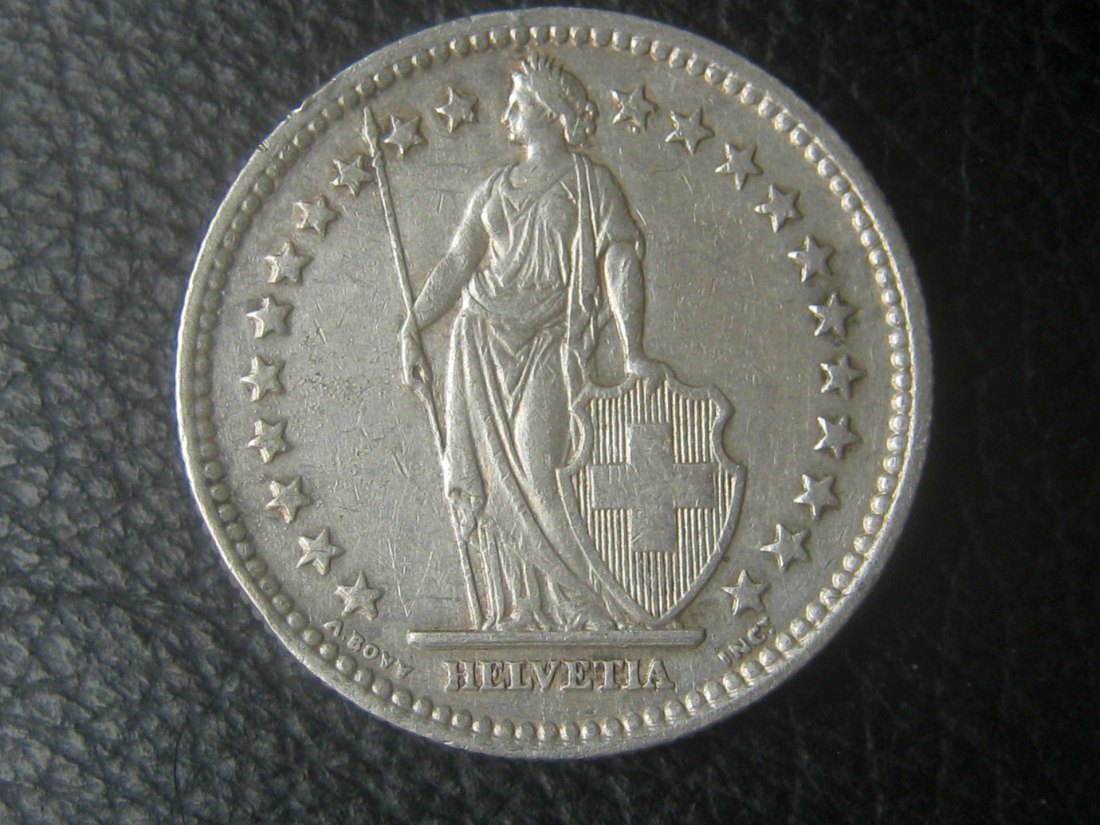 Schweiz 2 Franken 1939 B Helvetia - Kursmünze (1874-1967); 835-er Silber; 10 Gramm; vz   