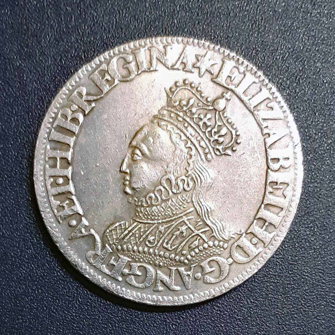  049. Nachprägung Schilling 1560 - 1561 England Elisabeth I.   