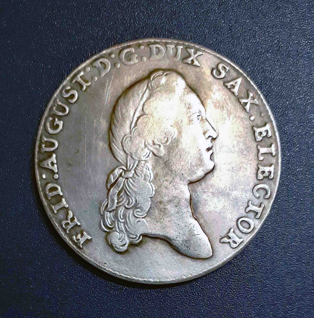  064. Nachprägung Taler 1775 Sachsen Friedrich August III.   