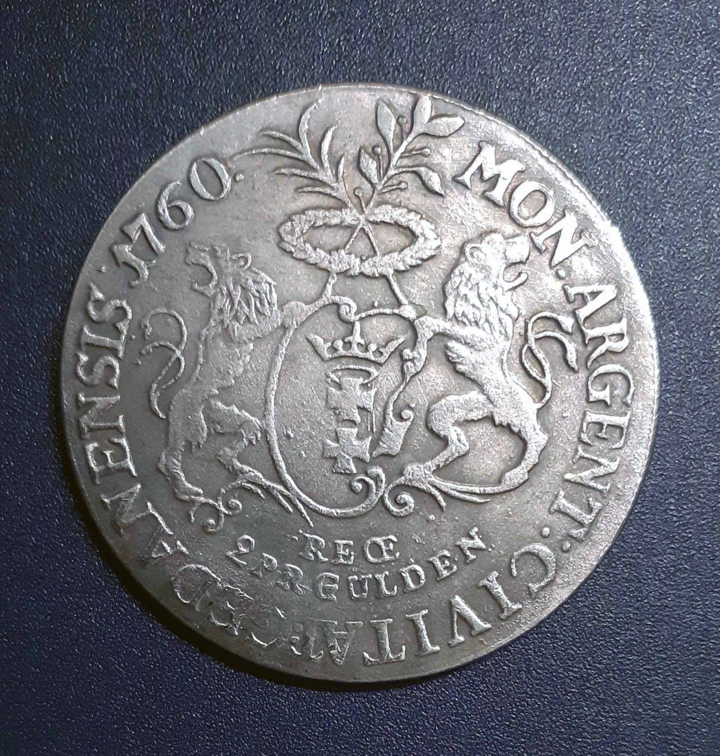  105. Nachprägung 1 Taler 1760 Polen Sachsen August III.   