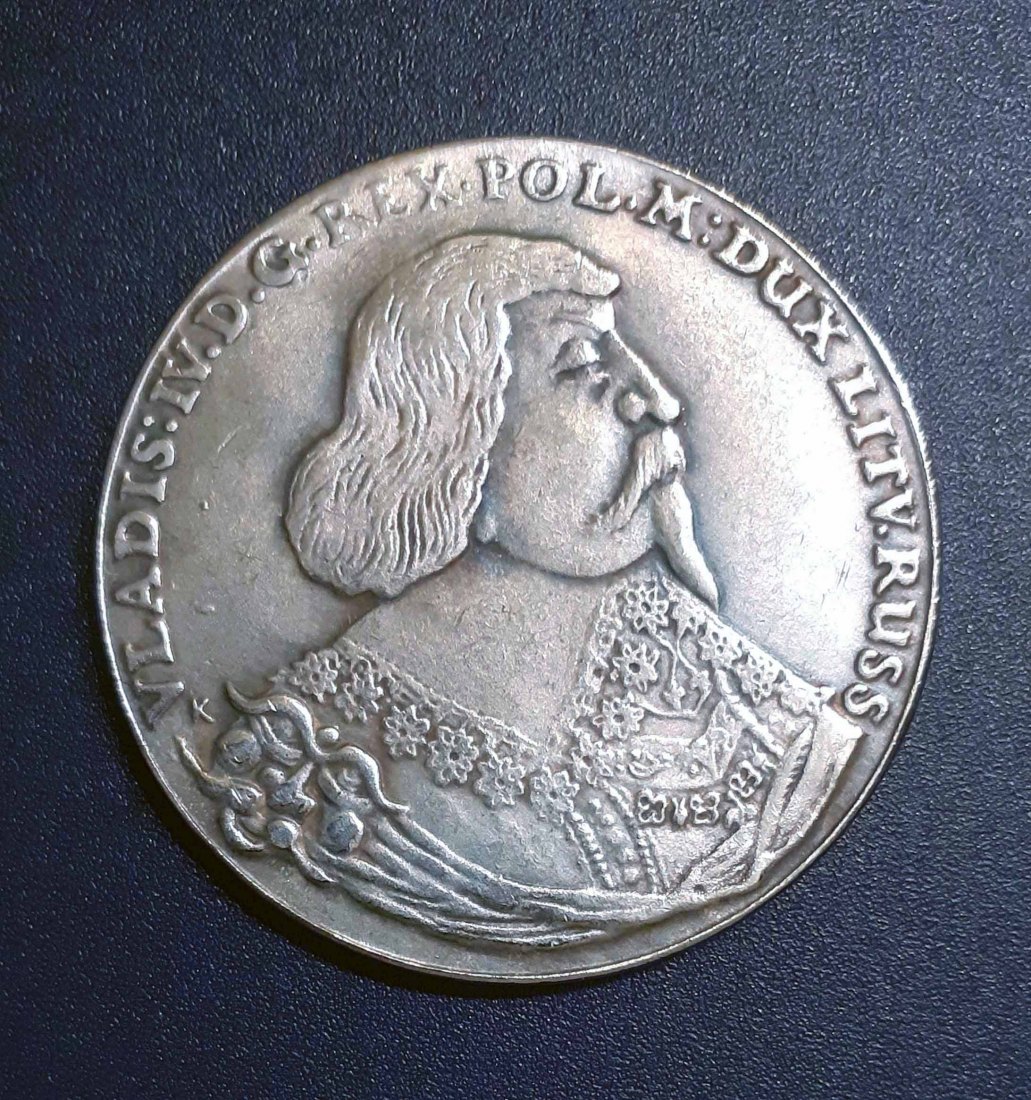  142. Nachprägung Taler 1636 Polen Vladislaus IV.   