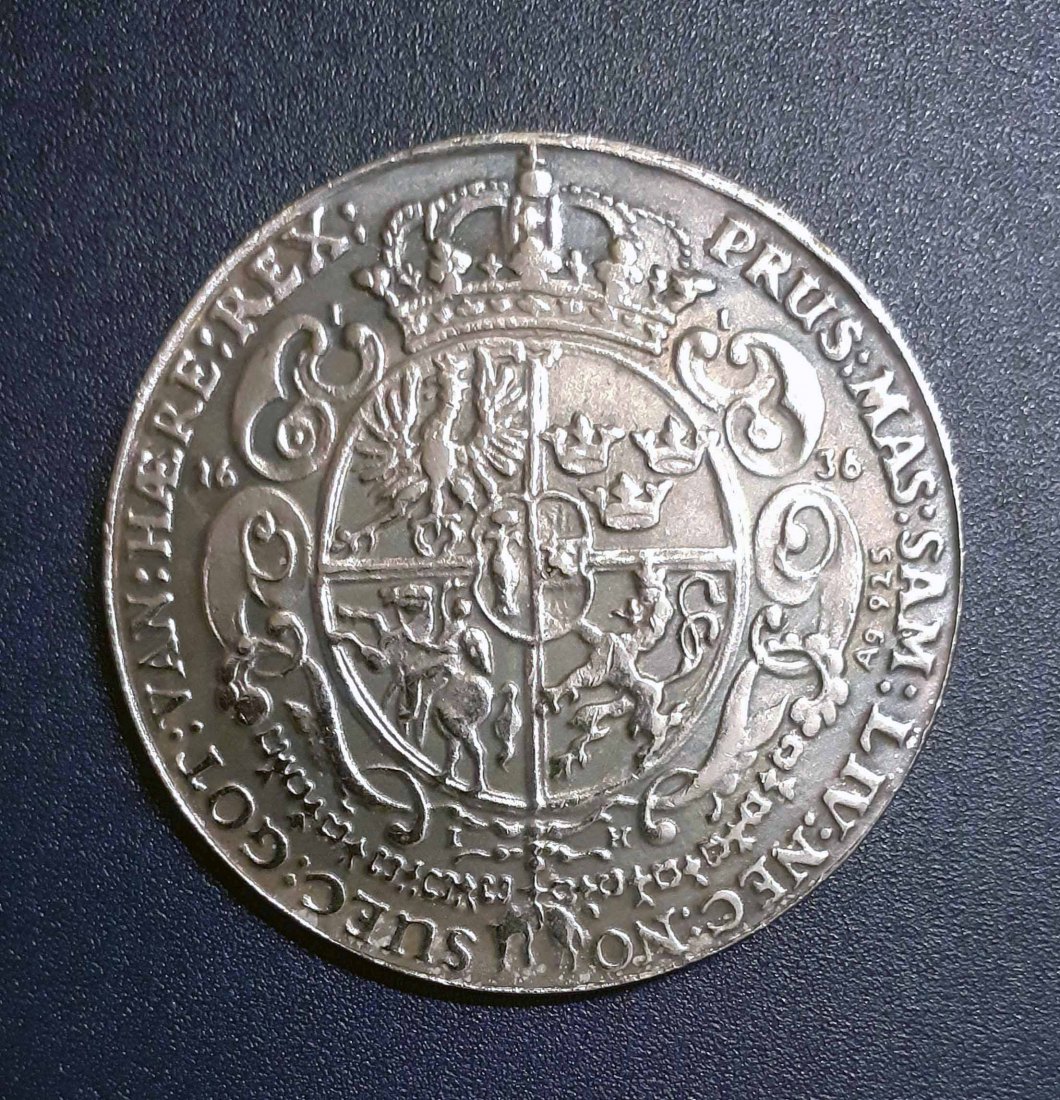  142. Nachprägung Taler 1636 Polen Vladislaus IV.   