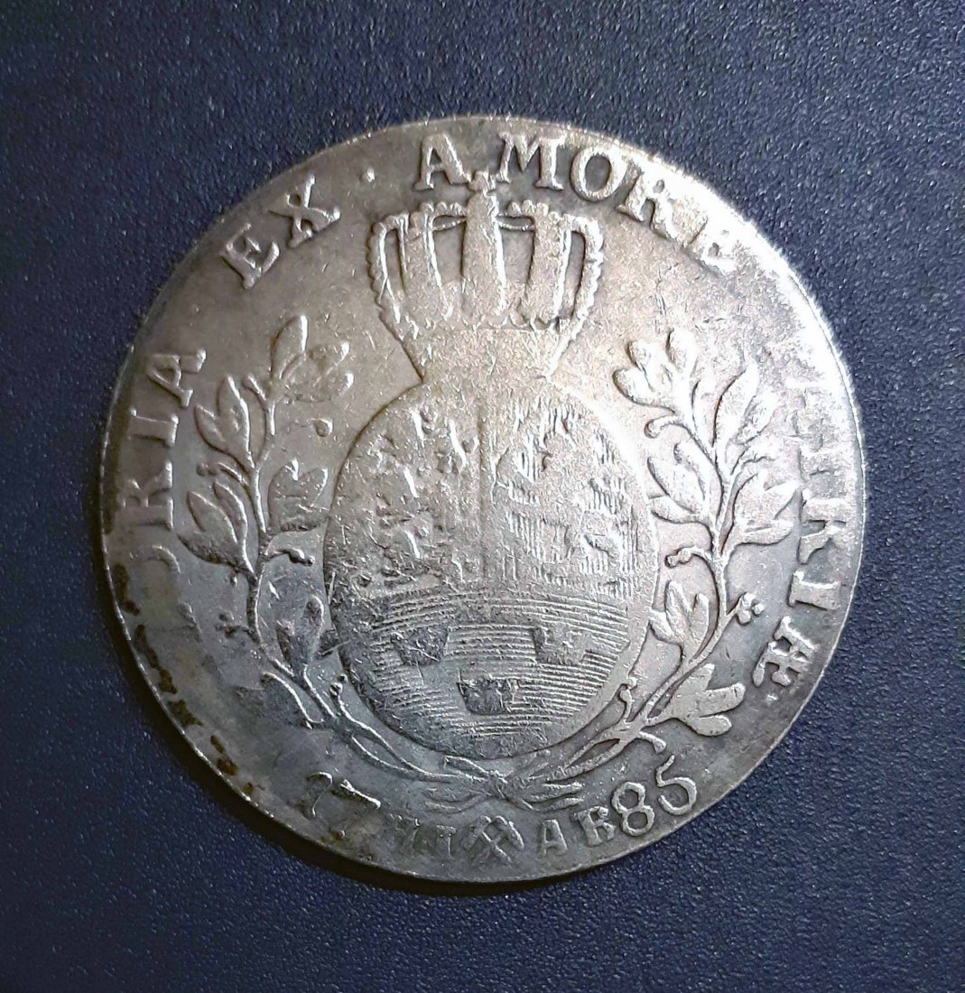 143. Nachprägung Speziestaler 1785 Norwegen Christian VII.   