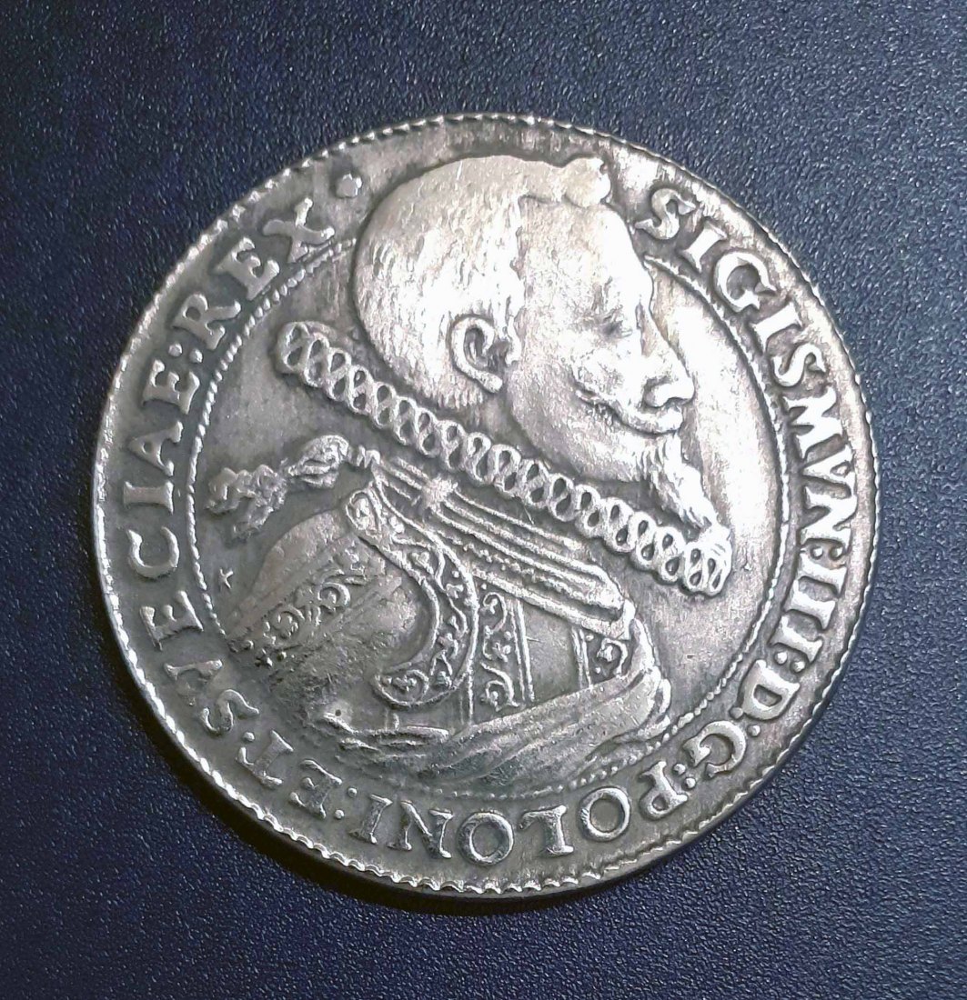  163. Nachprägung Taler 1614 Polen Sigismund III.   