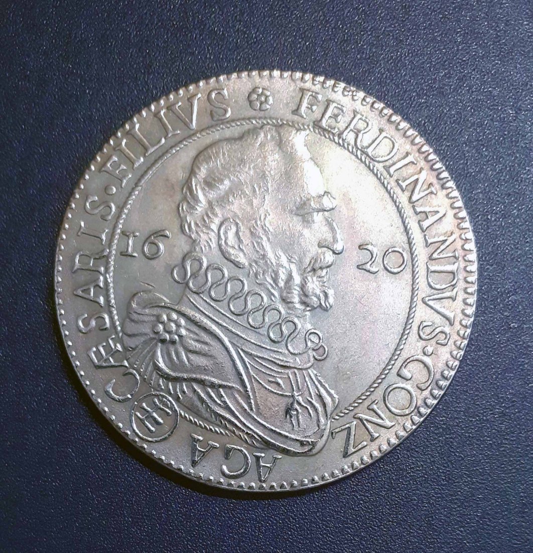  167. Nachprägung Taler 1620 Habsburg Österreich Ferdinand II.   