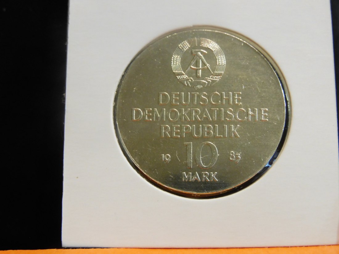  GERMANY 10 MARK 1983 DDR.GRADE-PLEASE SEE PHOTOS.   