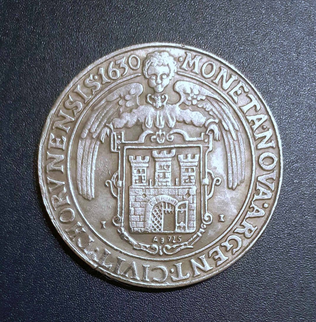  180. Nachprägung Taler 1630 Polen Sigismund III. Thorn   