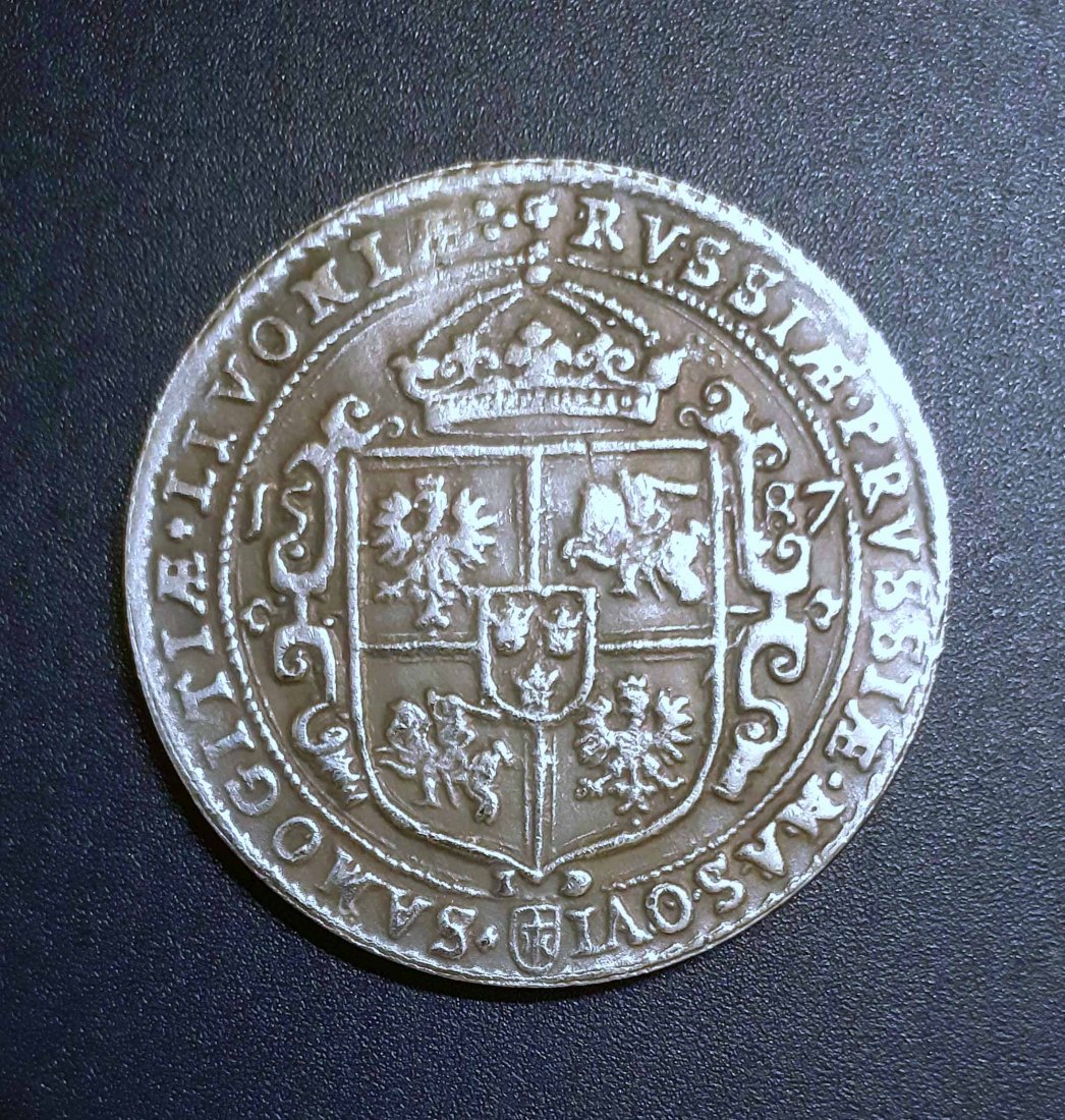  181. Nachprägung Taler 1587 Polen Sigismund III.   