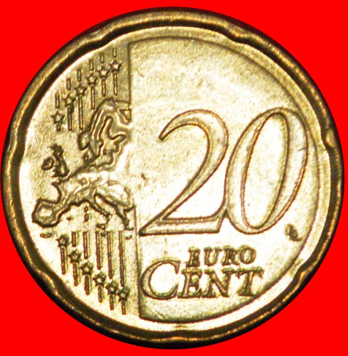  * GREECE (2008-2023): CYPRUS ★ 20 CENT 2021! SHIP NORDIC GOLD MINT LUSTRE! ★LOW START! ★ NO RESERVE!   