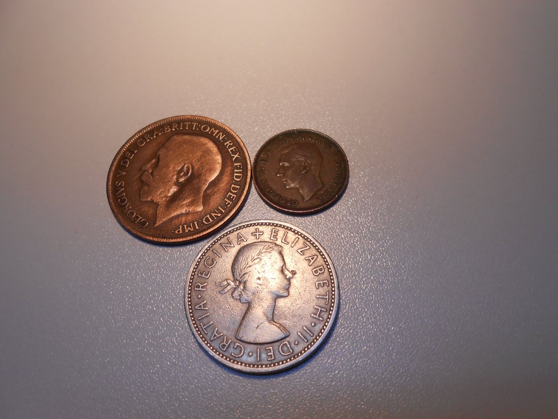  EF7. Münzen Großbritannien verschiedene Kursmünzen   