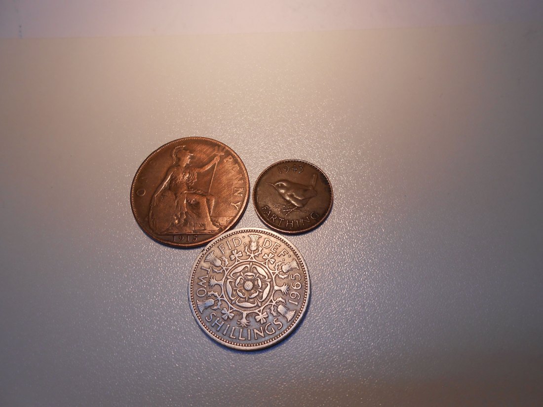  EF7. Münzen Großbritannien verschiedene Kursmünzen   