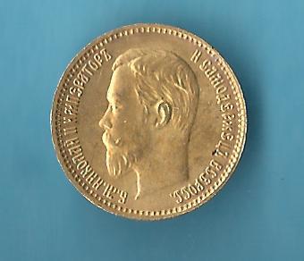  Russia Russland 5 Rubel 1904 Rar 4,29 Gr. Gold Münzenankauf Koblenz Frank Maurer AC878   