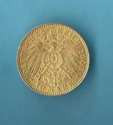  10 Mark Hamburg 1901 ss+ Gold Münzenankauf Koblenz Frank Maurer AC887   