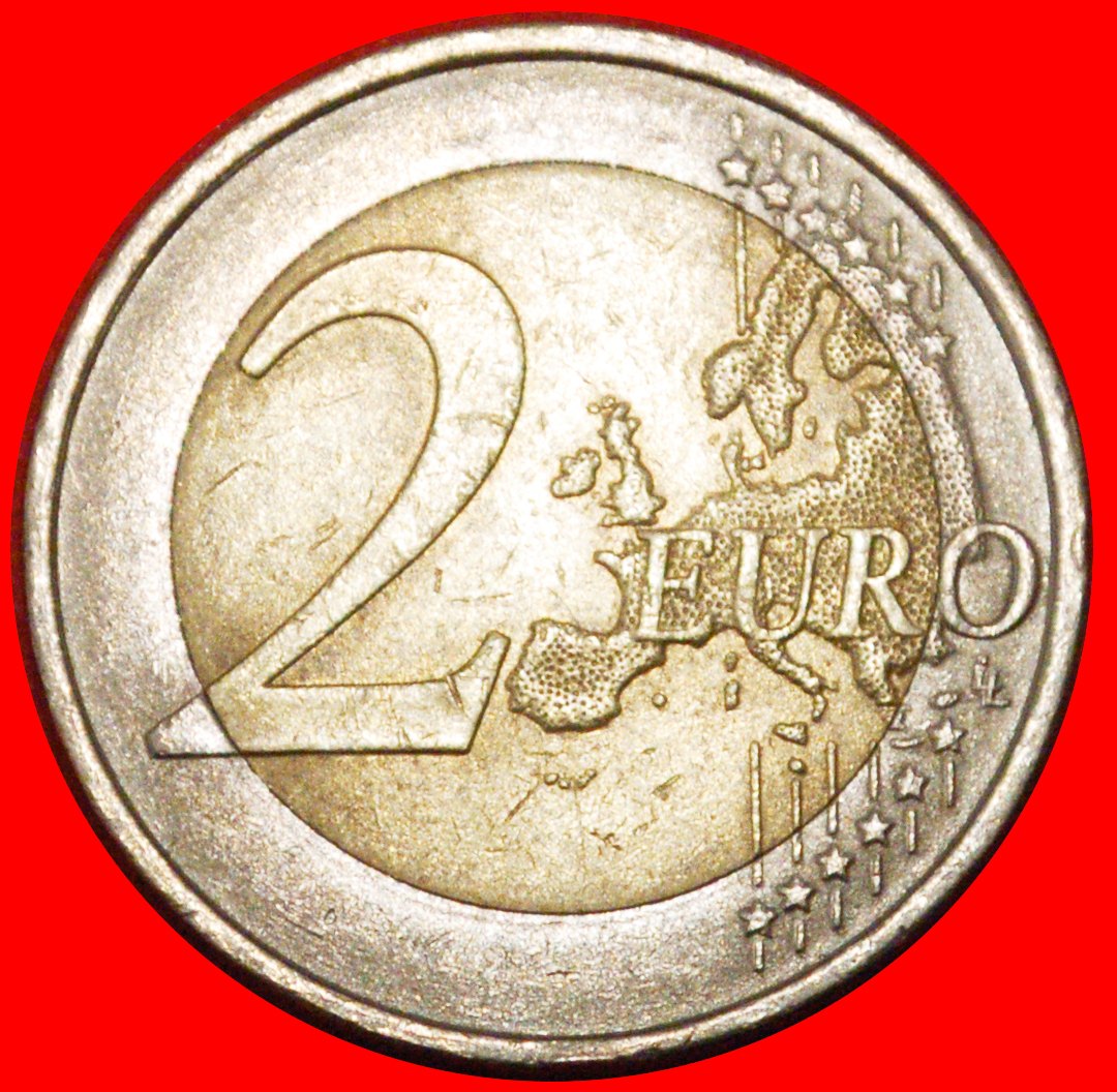  * HAMBURG: GERMANY ★ 2 EURO 2008J NOT OLD MAP! ★LOW START ★ NO RESERVE!   