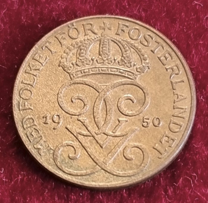  12163(6) 1 Öre (Schweden) 1950 in vz ............................................. von Berlin_coins   