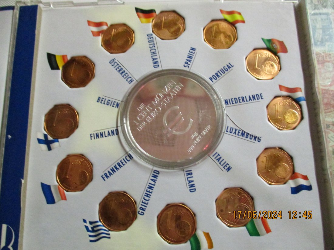  Die Münzen der Eurostaaten 2006 Vatikan 1 Silbermünze /XC1   