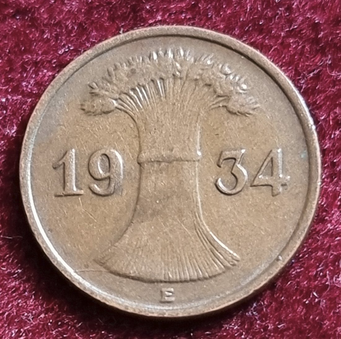  1518(8) 1 Reichspfennig (Weimarer Republik) 1934/E in ss .......................... von Berlin_coins   