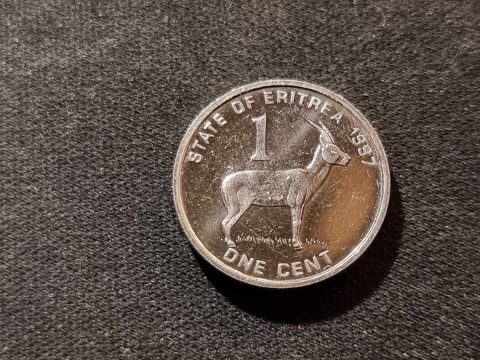  Eritrea 1 Cent 1997 STG   