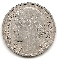  Frankreich 2 Francs 1946 B #243   