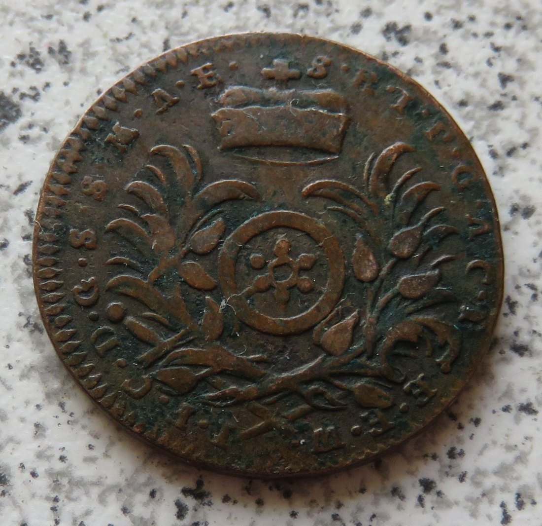  Erfurt 3 Pfennig 1760   
