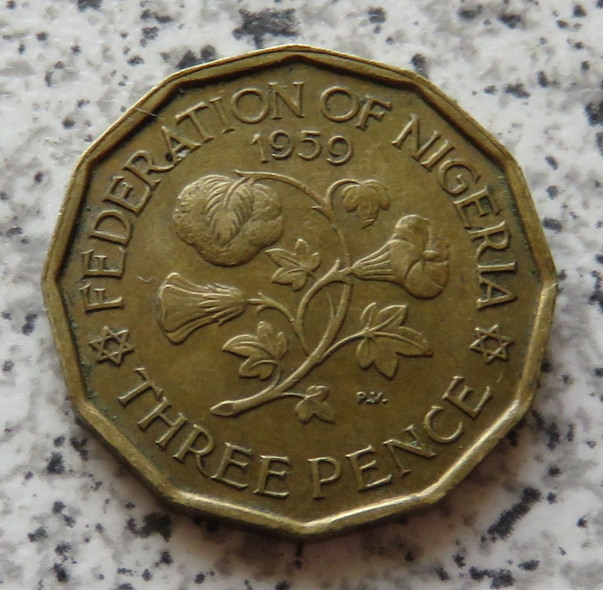  Nigeria 3 Pence 1959   