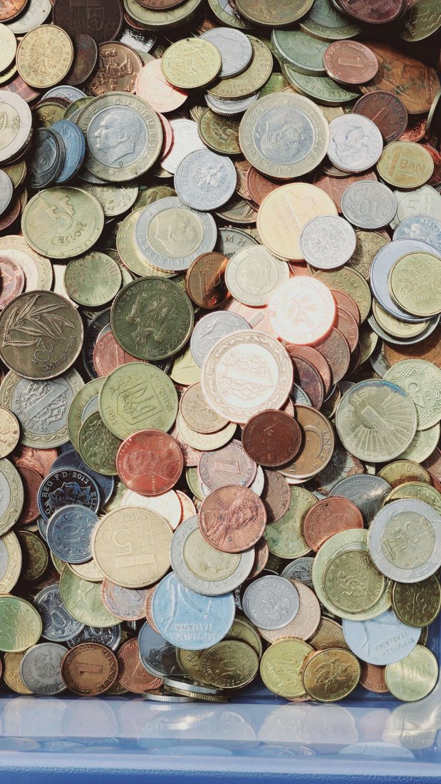  Ca 14 kg Münzen ca 1950 bis 2023. Meist Europa   