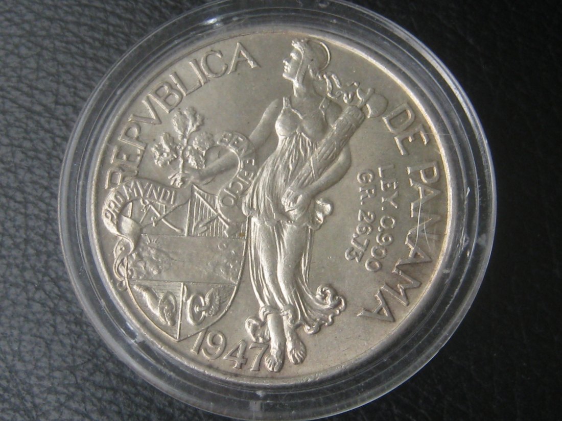  1 Balboa 1947 900-er Silber; 26,73 Gramm   