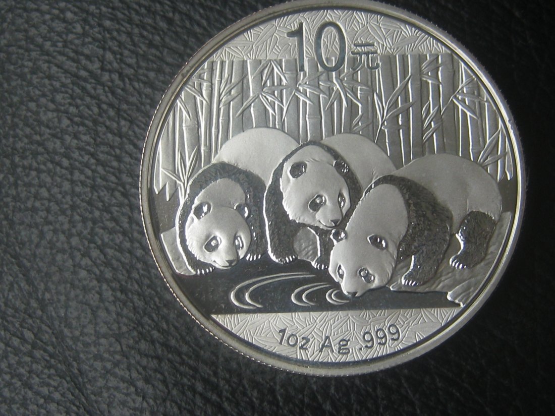  Volksrepublik China Silber Panda 10 Yuan (1 oz) 2013   