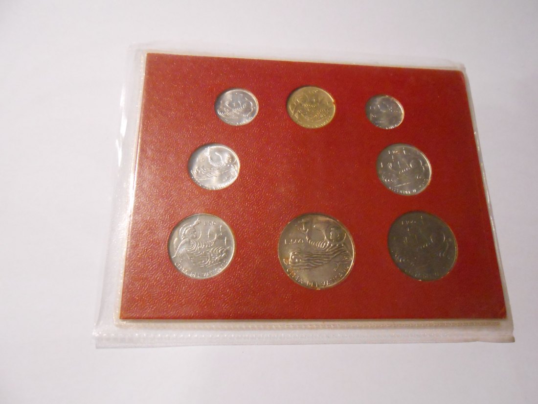  Vatikan Kursmünzensatz 1969 MCMLXIX ANNO VII   