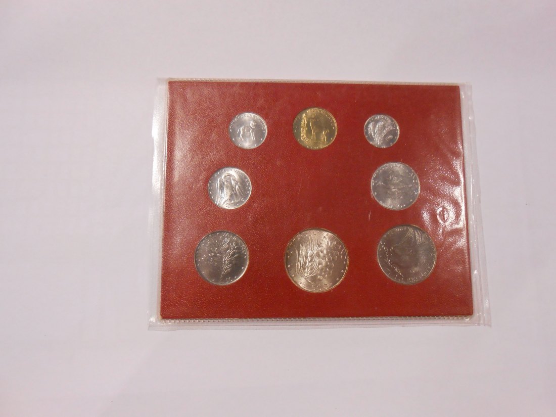  Vatikan Kursmünzensatz 1971(1) MCMLXXI ANNO IX   