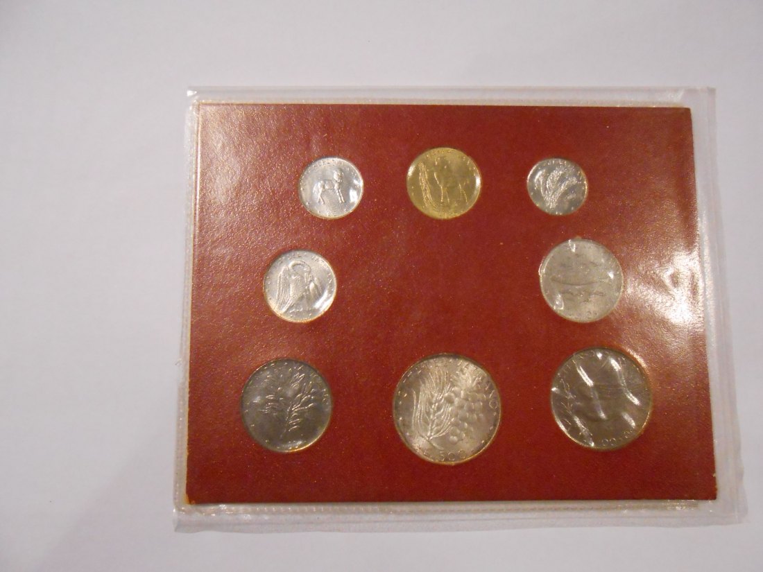 Vatikan Kursmünzensatz 1973(1) MCMLXXIII ANNO XI   