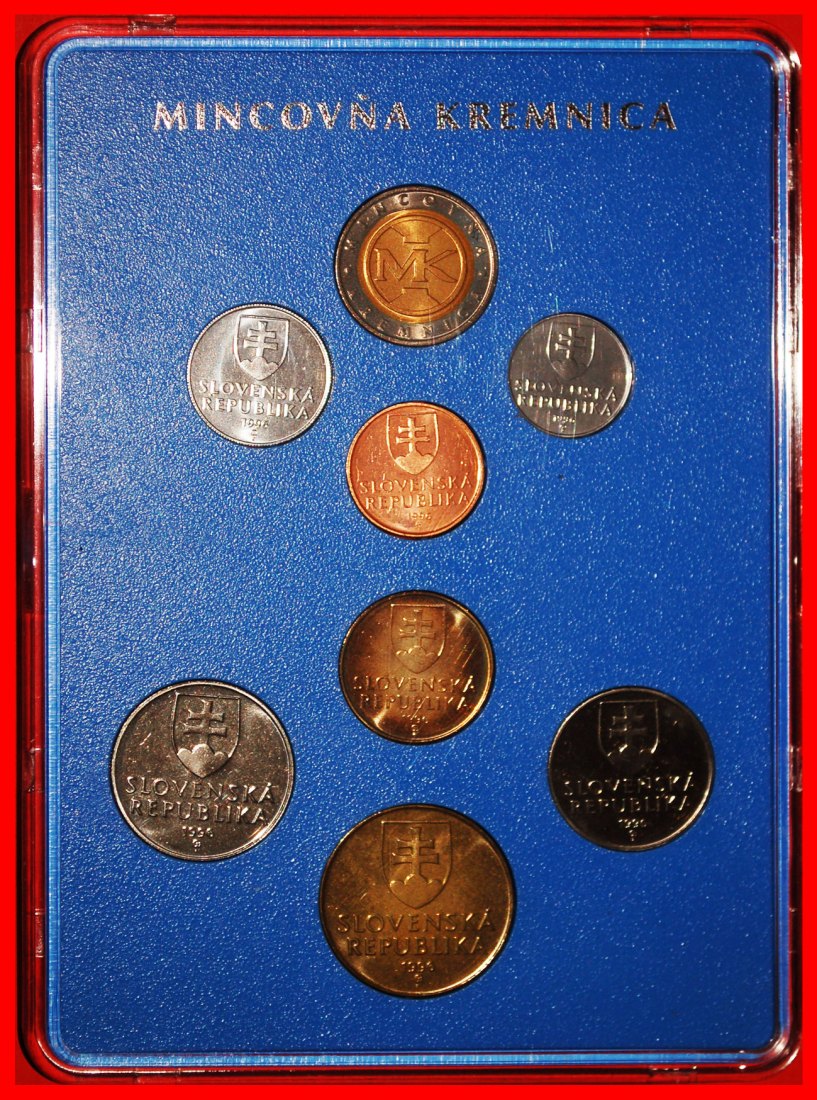  * UNCOMMON: SLOVAKIA★SET 10-20-50 HELLERS 1-2-5-10 CROWNS 1996 TO BE PUBLISHED★LOW START★NO RESERVE!   