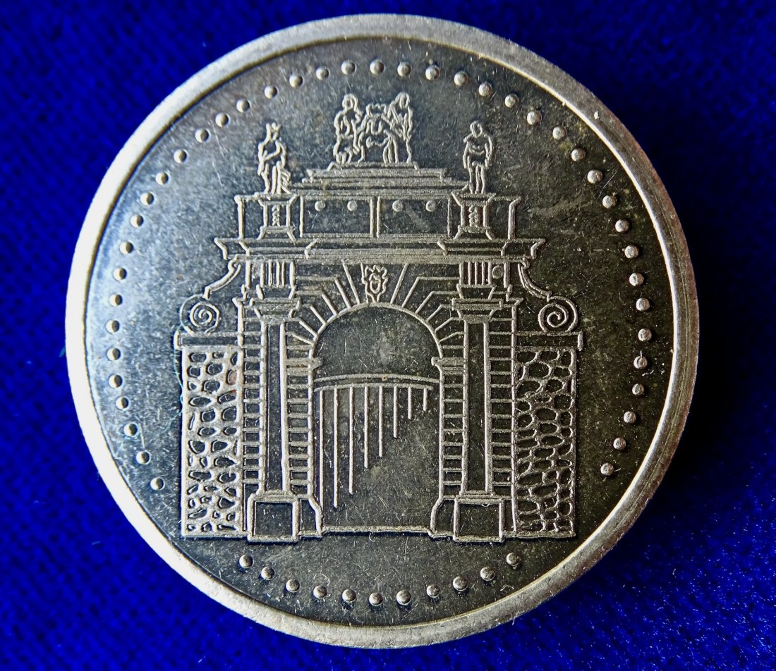  Medicina in Nummis, Schloss Hoym in Seeland,  Medaille zur 100-jahrfeier 1978   