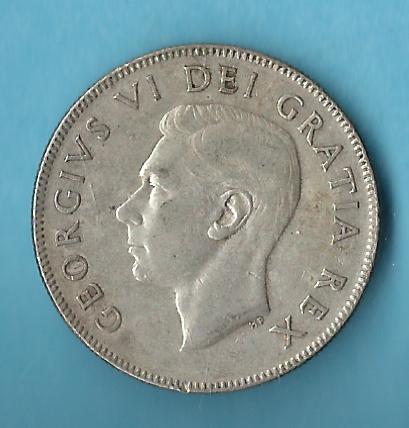  Kanada 50 cent 1951   Silber Koblenzer Muenzen Studio Münzenankauf Koblenz Frank Maurer AD71   