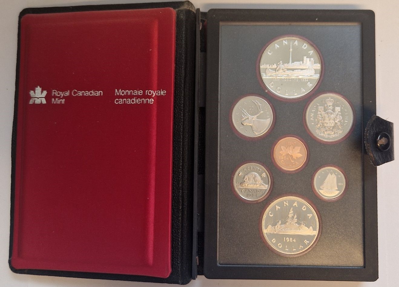  Kanada KMS 1984 1 Cent -1 Dollar Royal Canadian Mint Münzenankauf Koblenz Frank Maurer AD144   