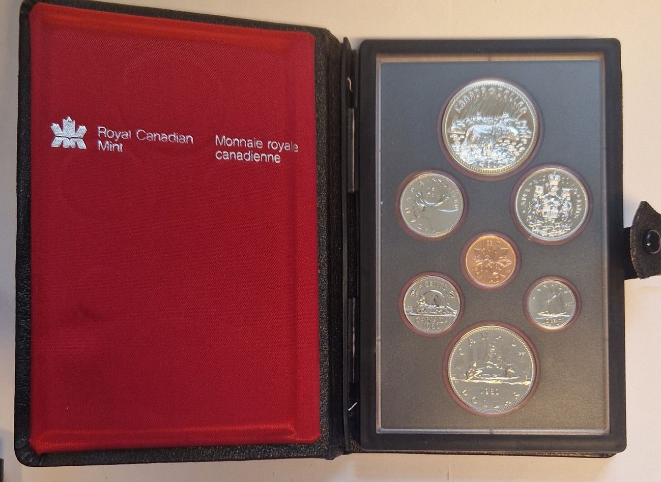  Kanada KMS 1980 1 Cent -1 Dollar Royal Canadian Mint Münzenankauf Koblenz Frank Maurer AD153   