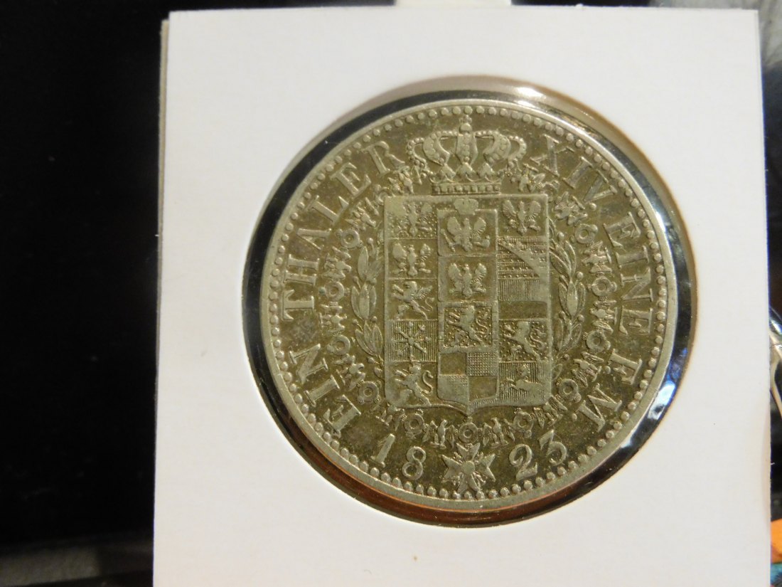  GERMANY 1 THALER 1823 PRUSSIA.GRADE-PLEASE SEE PHOTOS.   