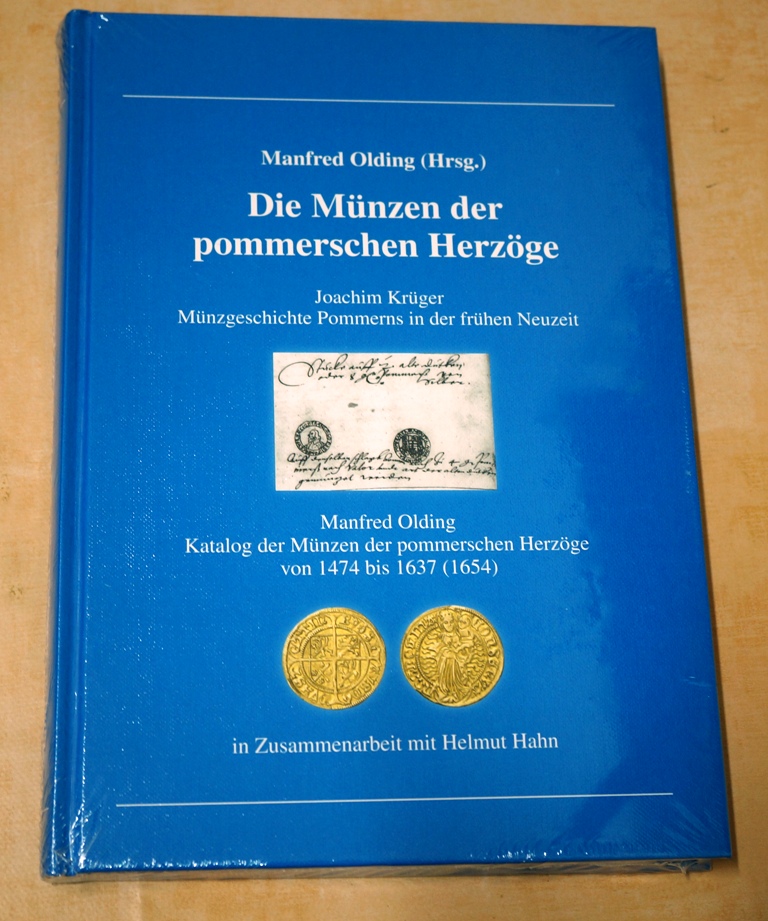  Fachliteratur, Münzkatalog M. Olding/ H. Hahn, Die Münzen der pommerschen Herzöge   