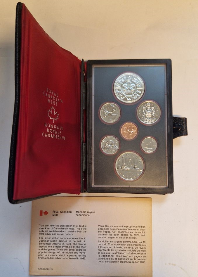  Kanada KMS 1978 1 Cent -1 Dollar Royal Canadian Mint Münzenankauf Koblenz Frank Maurer AD155   