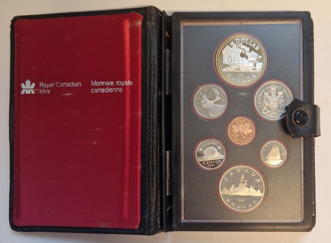  Kanada KMS 1981 1 Cent -1 Dollar Royal Canadian Mint Münzenankauf Koblenz Frank Maurer AD154   