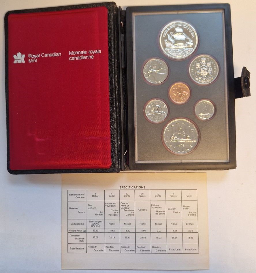  Kanada KMS 1979 1 Cent -1 Dollar Royal Canadian Mint Münzenankauf Koblenz Frank Maurer AD156   