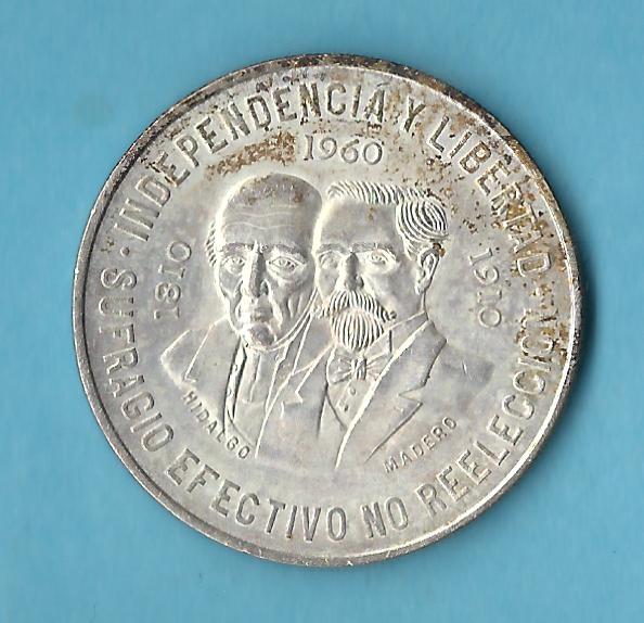  Mexico Diez Pesos 1960 Silber Koblenzer Muenzen Studio Münzenankauf Koblenz Frank Maurer AD227   