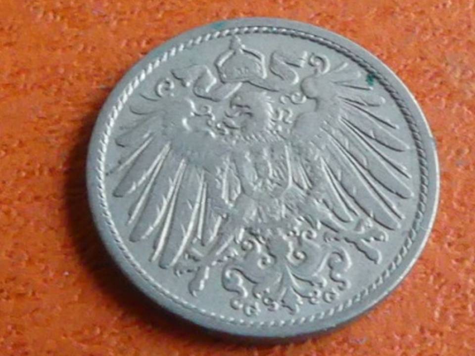  Deutschland Kaiserreich 10 Pfennig 1903 G, seltener Jahrgang   