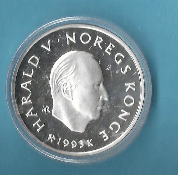  Norwegen 100 K.1993 Silber Koblenzer Muenzen Studio Münzenankauf Koblenz Frank Maurer AD310   