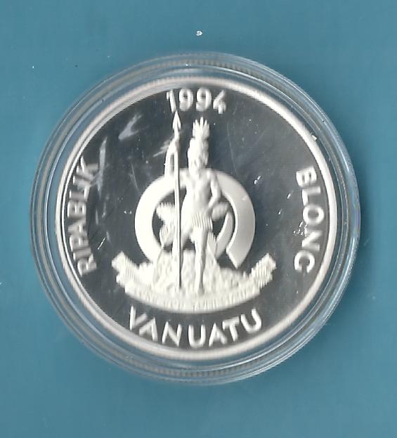  Vanuatu 20 Vatu 1994 Silber Golden Gate Goldankauf Koblenz Frank Maurer AD335   