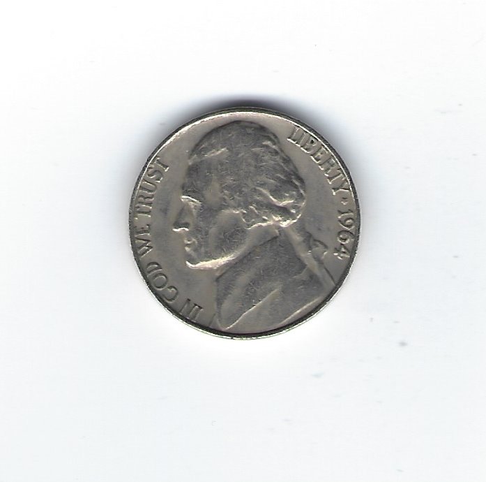  USA 5 Cents 1964   