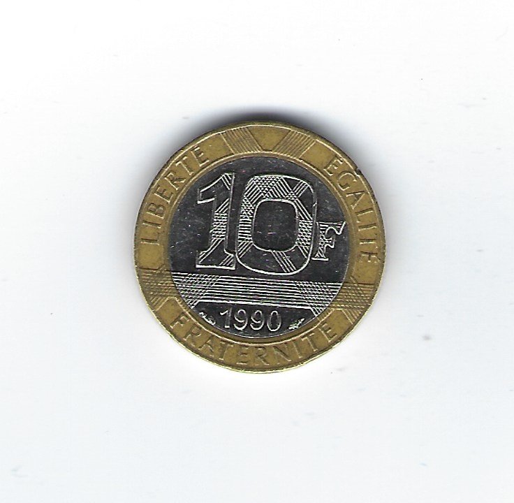  Frankreich 10 Francs 1990   
